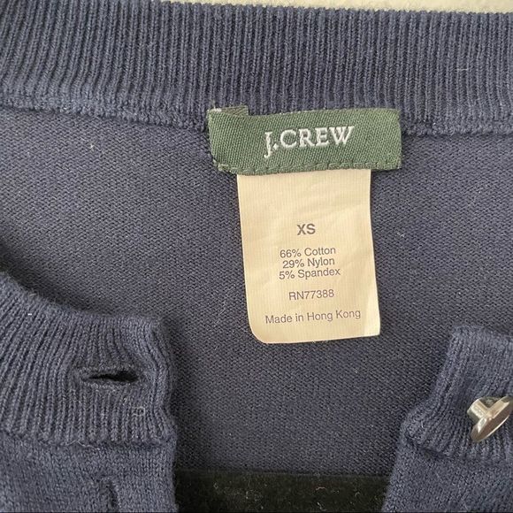 EUC, J Crew sweater, Navy, Size XS - Picture 3 of 3
